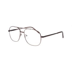 New SUCCESS SS-411 Brown Aviator Eyeglasses 57/17/150